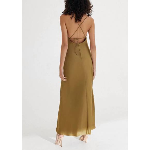 NEW SIGNIFICANT OTHER amelie dress in olive